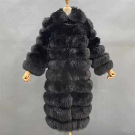 5 Ring Fox fur Coat