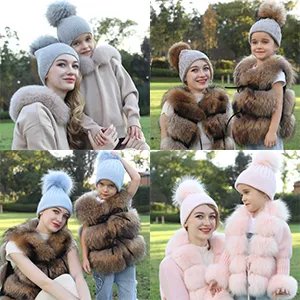 How To Choose High-Quality Parent-Child Fur Pom Pom Knitted Hats?