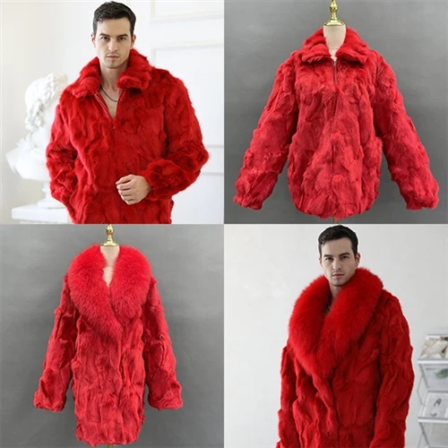 Is The Red Real Fox Fur Coat Suitable For Men To Wear?