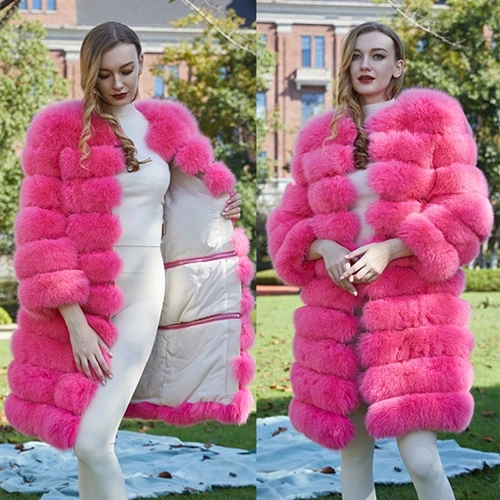 How to Style a Detachable Real Fox Fur Coat for Women in Winter?