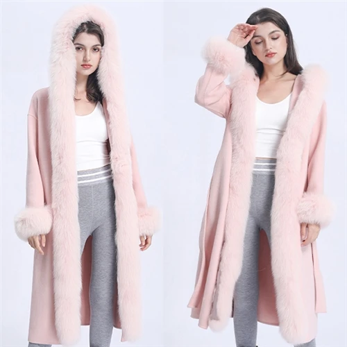 How to Style a Pink Cashmere Wool Coat?
