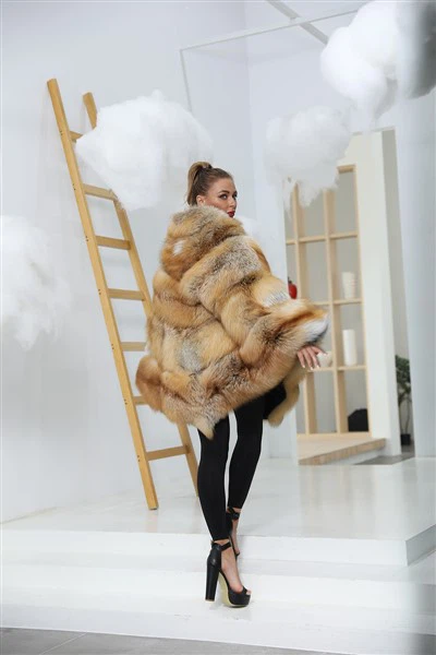 Big Fur Poncho
