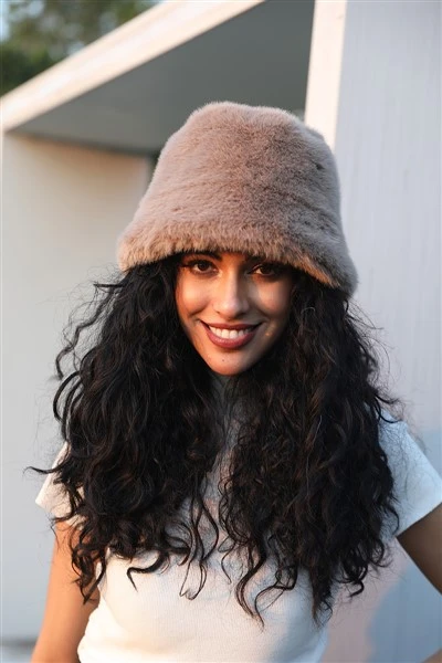 Faux Fur Bucket