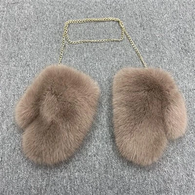 Faux Fur Mittens