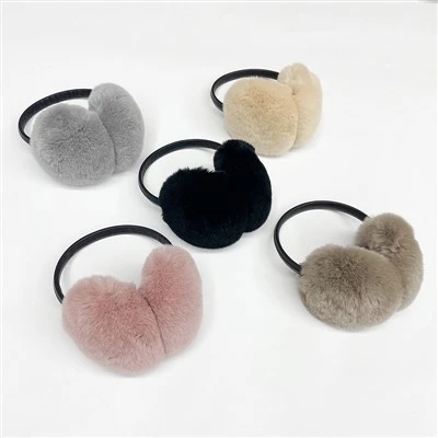 Pink Fur Earmuffs