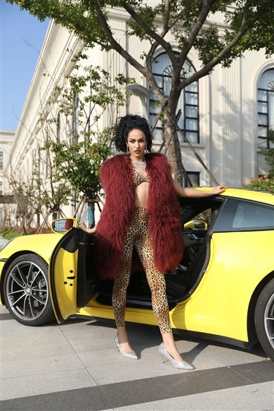 White Lamb Fur Coat
